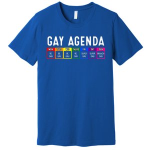 Funny Gay Gift Lgbt Pride Feminist Agenda Homo Great Gift Premium T-Shirt