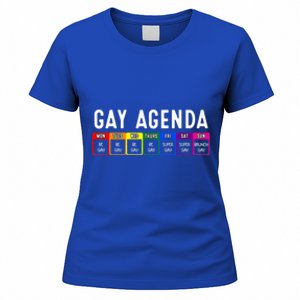 Funny Gay Gift Lgbt Pride Feminist Agenda Homo Great Gift Women's T-Shirt