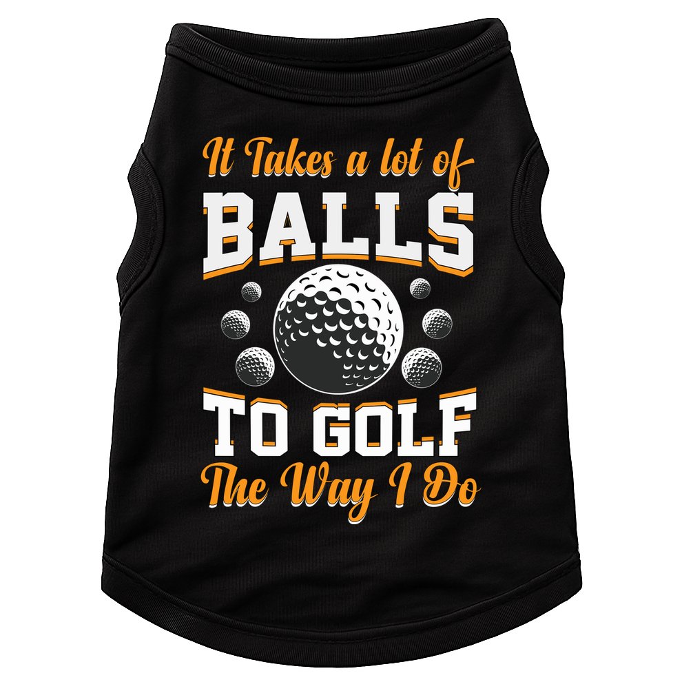 Funny Golf Gift For Golfer Doggie Tank