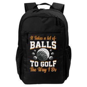 Funny Golf Gift For Golfer Daily Commute Backpack