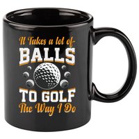 Funny Golf Gift For Golfer 11oz C Handle Ceramic Mug