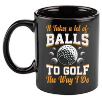 Funny Golf Gift For Golfer 11oz C Handle Ceramic Mug