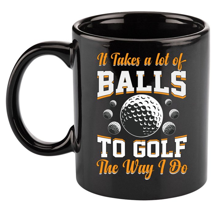 Funny Golf Gift For Golfer 11oz C Handle Ceramic Mug