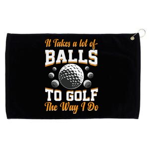 Funny Golf Gift For Golfer Grommeted Golf Towel