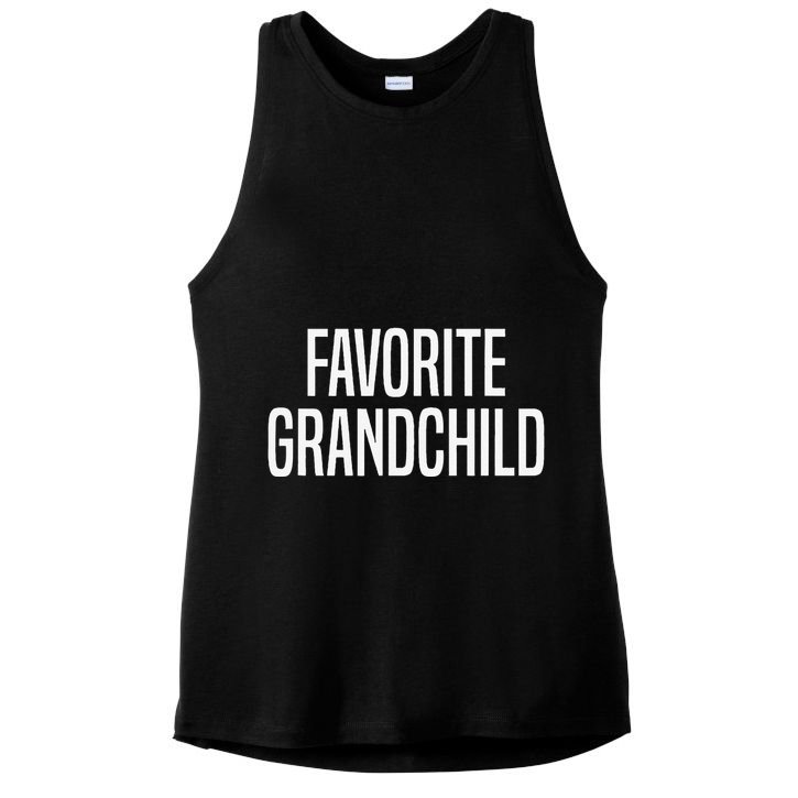 Favorite Grandchild Gift Ladies PosiCharge Tri-Blend Wicking Tank