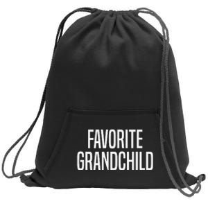 Favorite Grandchild Gift Sweatshirt Cinch Pack Bag