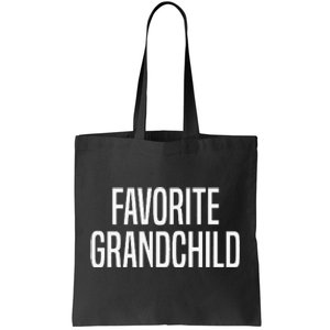 Favorite Grandchild Gift Tote Bag