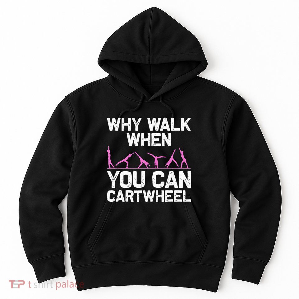 Funny Gymnastics Gymnast Gift For  Cool Cartwheel Hoodie