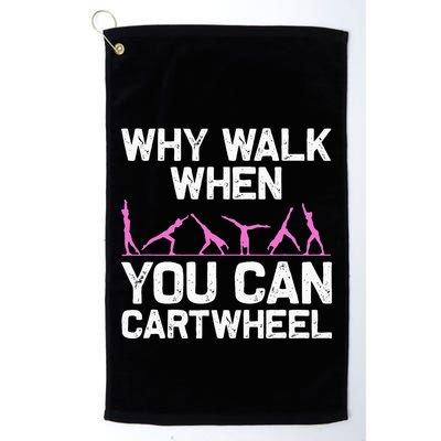 Funny Gymnastics Gymnast Gift For  Cool Cartwheel Golf Towel