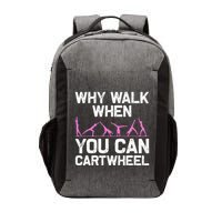Funny Gymnastics Gymnast Gift For  Cool Cartwheel Vector Backpack