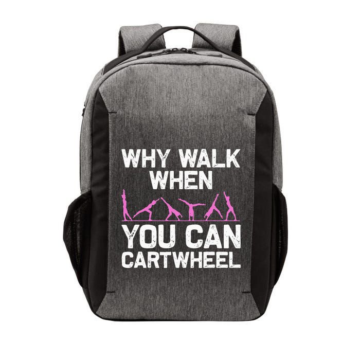 Funny Gymnastics Gymnast Gift For  Cool Cartwheel Vector Backpack