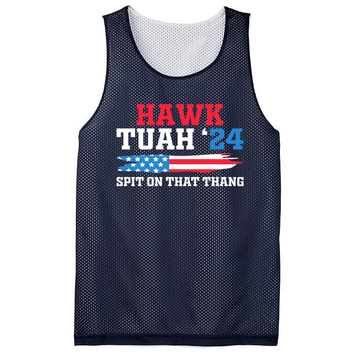 Funny Gag Gift Hawk Tush Hawk Tuah Spit On That Thang Mesh Reversible Basketball Jersey Tank