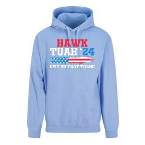 Funny Gag Gift Hawk Tush Hawk Tuah Spit On That Thang Unisex Surf Hoodie