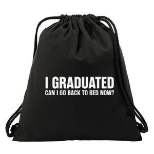 Funny Graduation Gift for Him Drawstring Bag