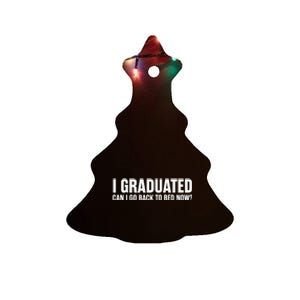 Funny Graduation Gift for Him Ceramic Tree Ornament