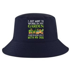 Funny Gardener Gardening Garden Enthusiast And Dog Lover Cool Comfort Performance Bucket Hat