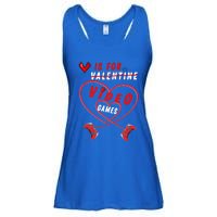 Funny Gamers Gift V Is For Video Games For Valentines Day Cute Gift Ladies Essential Flowy Tank