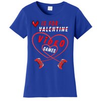 Funny Gamers Gift V Is For Video Games For Valentines Day Cute Gift Women's T-Shirt