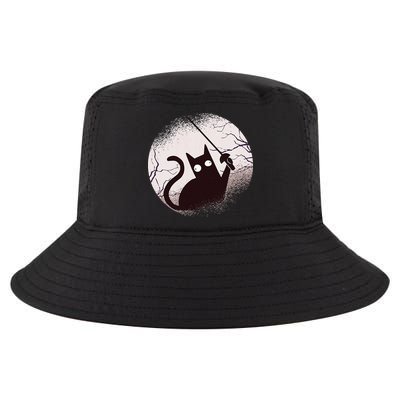 Fencing Game Gamer Fencer Sport Fencing Cat Cool Comfort Performance Bucket Hat