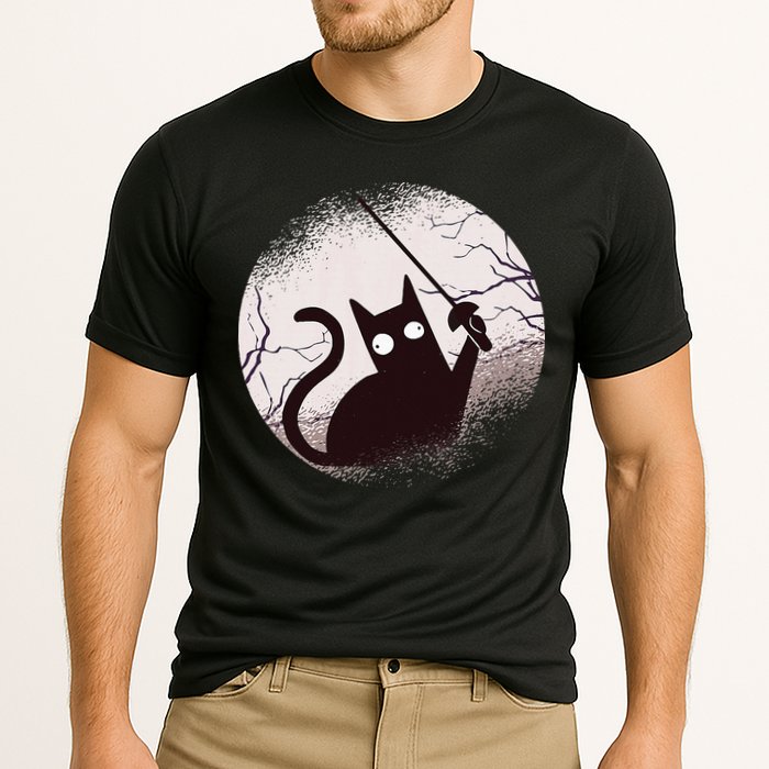 Fencing Game Gamer Fencer Sport Fencing Cat Cooling Performance Crew T-Shirt