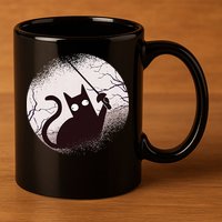 Fencing Game Gamer Fencer Sport Fencing Cat 11oz C Handle Ceramic Mug
