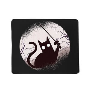 Fencing Game Gamer Fencer Sport Fencing Cat Mousepad