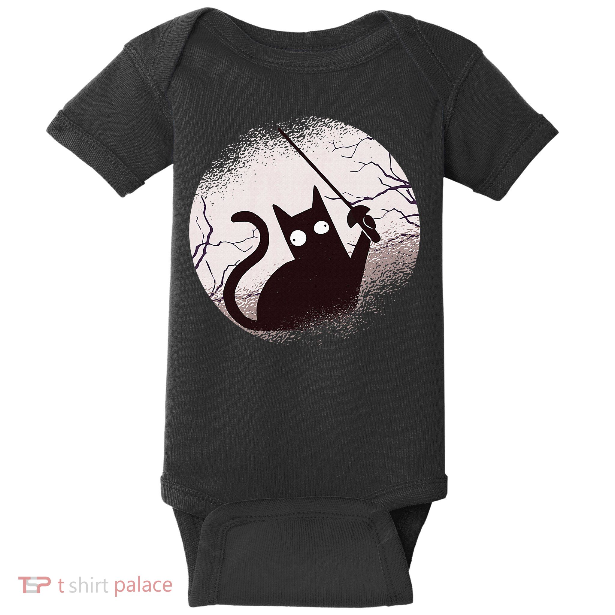 Fencing Game Gamer Fencer Sport Fencing Cat Baby Bodysuit