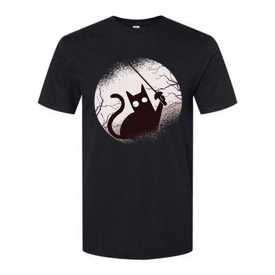 Fencing Game Gamer Fencer Sport Fencing Cat Softstyle® CVC T-Shirt