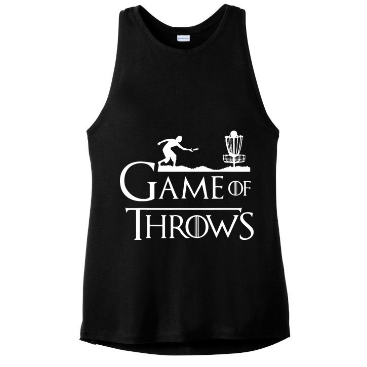 Frisbee Golf Game Of Throws Disc Golf Ladies PosiCharge Tri-Blend Wicking Tank