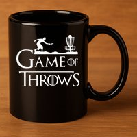 Frisbee Golf Game Of Throws Disc Golf 11oz C Handle Ceramic Mug