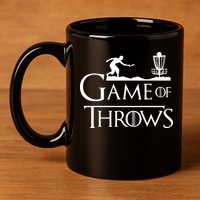 Frisbee Golf Game Of Throws Disc Golf 11oz C Handle Ceramic Mug