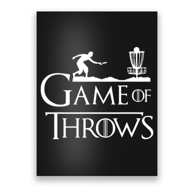 Frisbee Golf Game Of Throws Disc Golf Poster