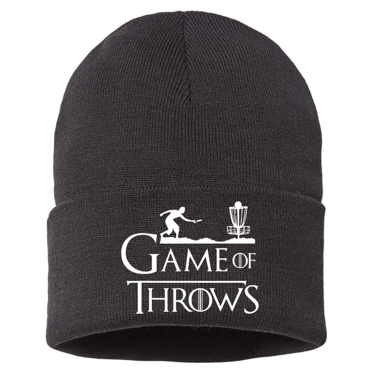 Frisbee Golf Game Of Throws Disc Golf Sustainable Knit Beanie