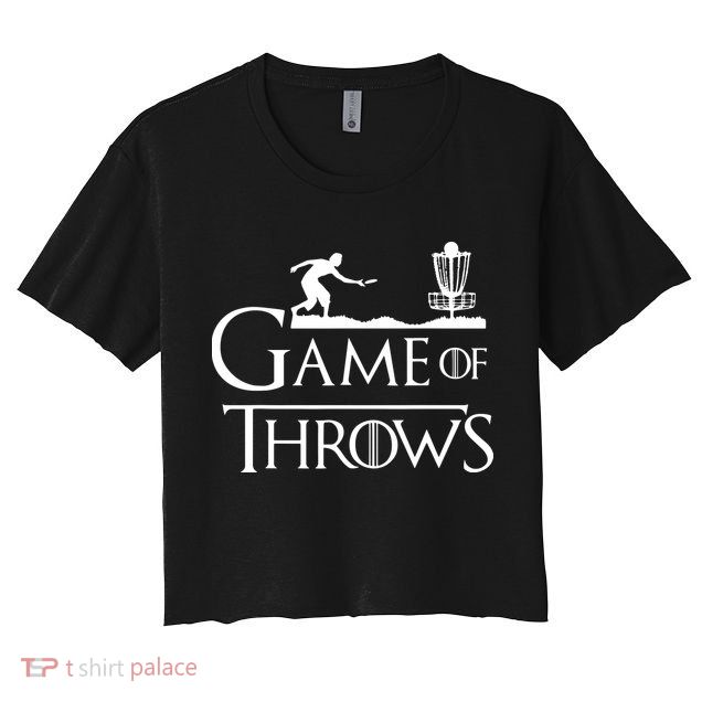 Frisbee Golf Game Of Throws Disc Golf Crop Top
