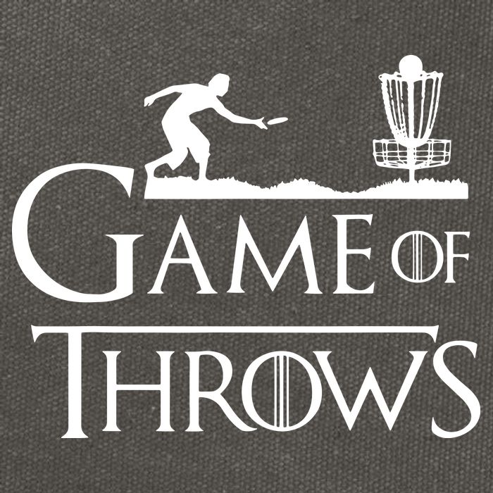 Frisbee Golf Game Of Throws Disc Golf Cotton Canvas Backpack