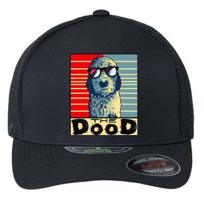 Funny Goldendoodle Gift Golden Doodle The Dood Flexfit Unipanel Trucker Cap