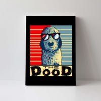 Funny Goldendoodle Gift Golden Doodle The Dood Canvas