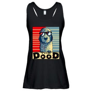 Funny Goldendoodle Gift Golden Doodle The Dood Ladies Essential Flowy Tank