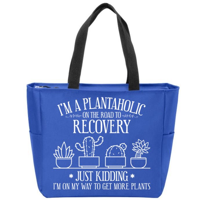 Funny Gardening Gardener Plants Lover Quote Cool Gift Zip Tote Bag