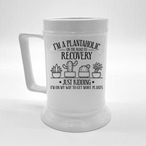 Funny Gardening Gardener Plants Lover Quote Cool Gift Beer Stein