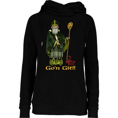 Funny Gon Git St Patrick Womens Funnel Neck Pullover Hood