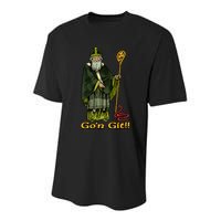 Funny Gon Git St Patrick Youth Performance Sprint T-Shirt