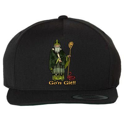 Funny Gon Git St Patrick Wool Snapback Cap