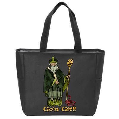 Funny Gon Git St Patrick Zip Tote Bag