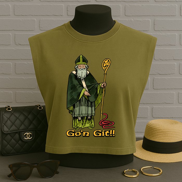Funny Gon Git St Patrick Garment-Dyed Women's Muscle Tee