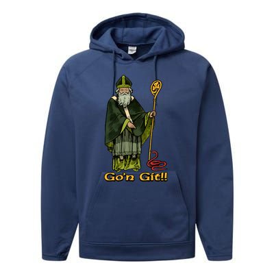 Funny Gon Git St Patrick Performance Fleece Hoodie