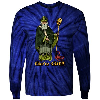 Funny Gon Git St Patrick Tie-Dye Long Sleeve Shirt