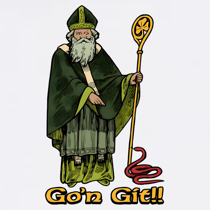 Funny Gon Git St Patrick Garment-Dyed Sweatshirt
