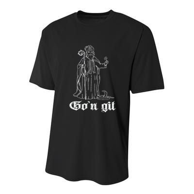 Funny Gon Git St Patrick Youth Performance Sprint T-Shirt
