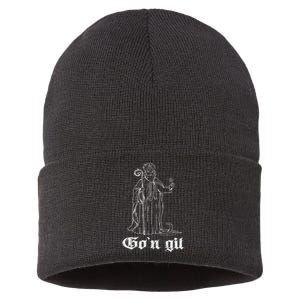 Funny Gon Git St Patrick Sustainable Knit Beanie